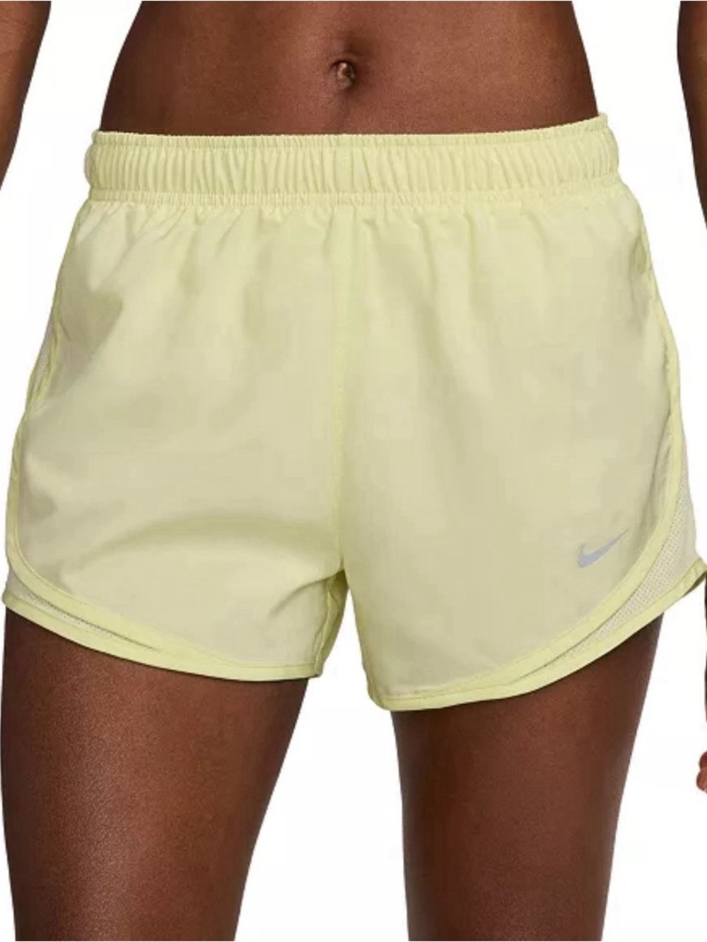 Nike Women’s Light Yellow Athletic Shorts